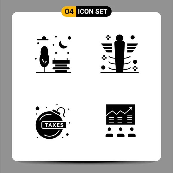 Conjunto Iconos Creativos Universales Simplemente Vector Ilustraciones Para Aplicaciones Web — Vector de stock