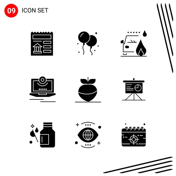 Set Universal Creative Icons Simply Vector Illustrations Web Mobile Apps — Stock Vector