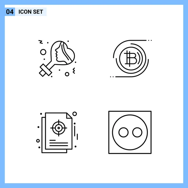 Set de 25 iconos de negocio universales Vector — Vector de stock