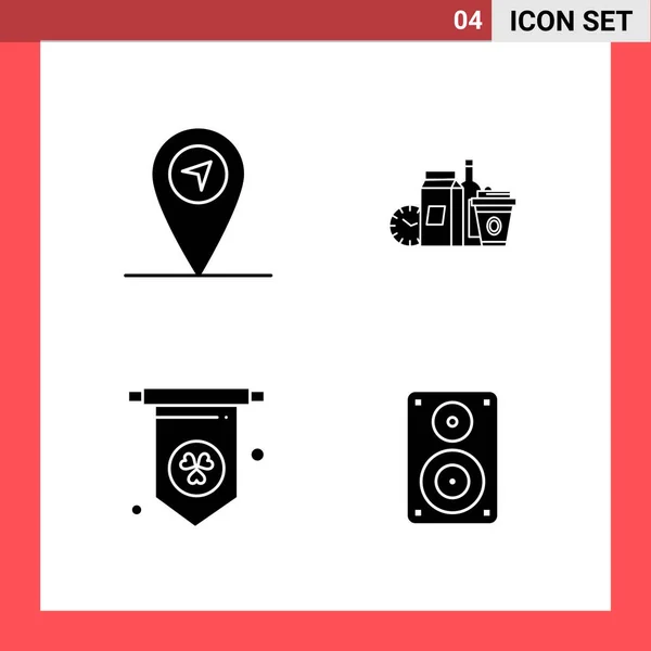 Conjunto Iconos Creativos Universales Simplemente Vector Ilustraciones Para Aplicaciones Web — Vector de stock