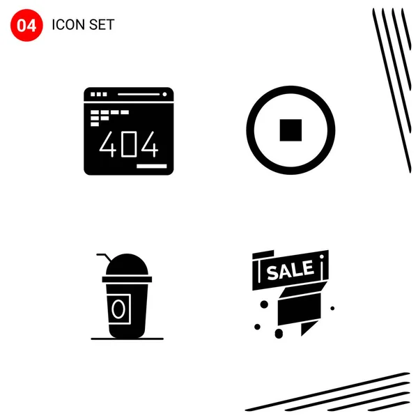 Conjunto Iconos Creativos Universales Simplemente Vector Ilustraciones Para Aplicaciones Web — Vector de stock