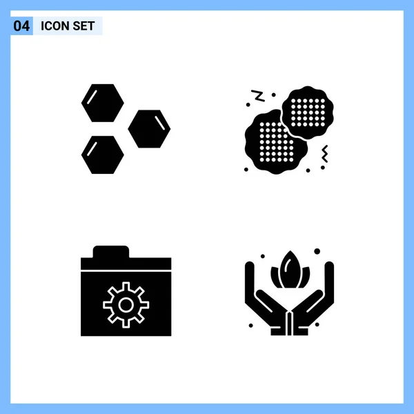 Conjunto Iconos Creativos Universales Simplemente Vector Ilustraciones Para Aplicaciones Web — Vector de stock