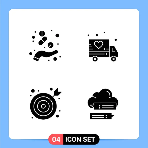 Conjunto Iconos Creativos Universales Simplemente Vector Ilustraciones Para Aplicaciones Web — Vector de stock