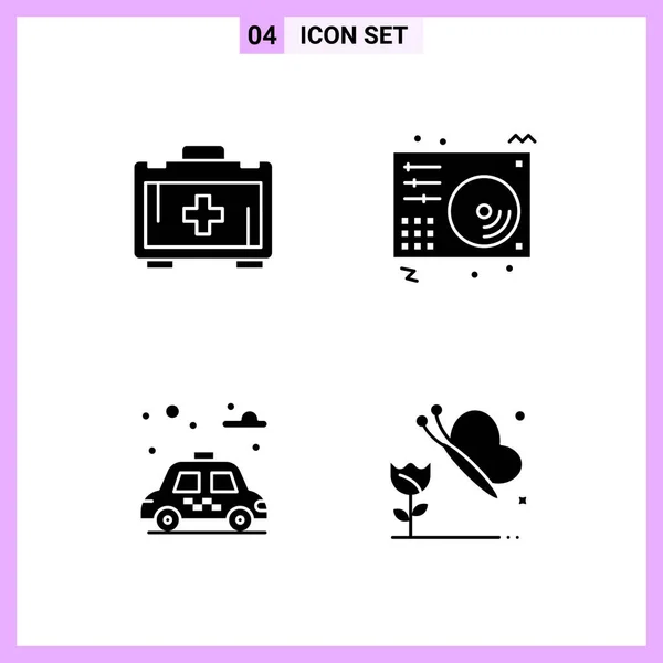 Set Universal Creative Icons Simply Vector Illustrations Web Mobile Apps — Stock Vector