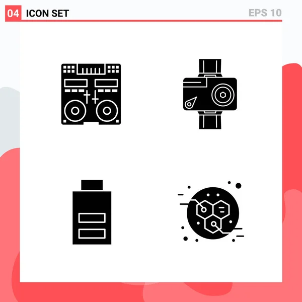 Set Universal Creative Icons Simply Vector Illustrations Web Mobile Apps — Stock Vector