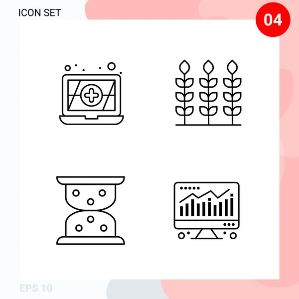 Set Universele Creatieve Iconen Vectorillustratie — Stockvector