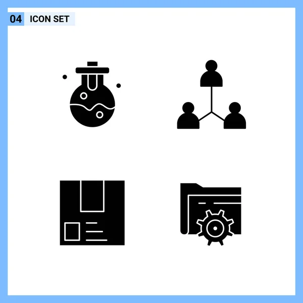 Conjunto Iconos Creativos Universales Simplemente Vector Ilustraciones Para Aplicaciones Web — Vector de stock