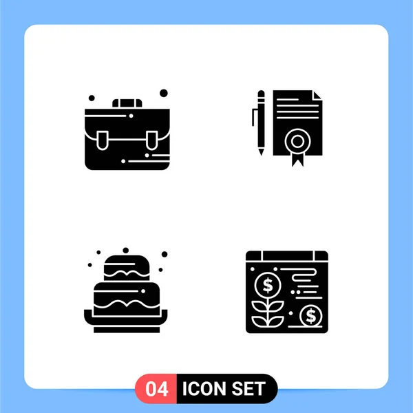 Conjunto Iconos Creativos Universales Simplemente Vector Ilustraciones Para Aplicaciones Web — Vector de stock