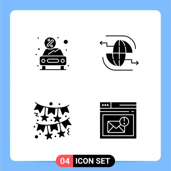 Conjunto Iconos Creativos Universales Simplemente Vector Ilustraciones Para Aplicaciones Web — Archivo Imágenes Vectoriales