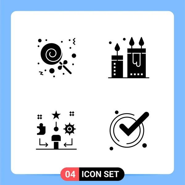 Conjunto Iconos Creativos Universales Simplemente Vector Ilustraciones Para Aplicaciones Web — Archivo Imágenes Vectoriales