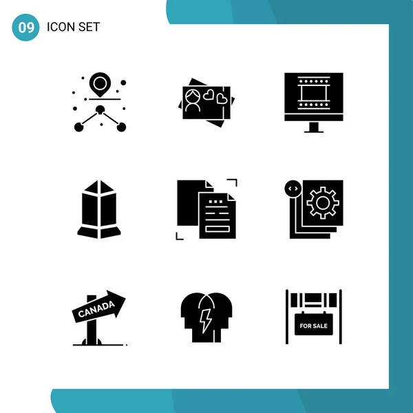 Set Universal Creative Icons Simply Vector Illustrations Web Mobile Apps — Stock Vector