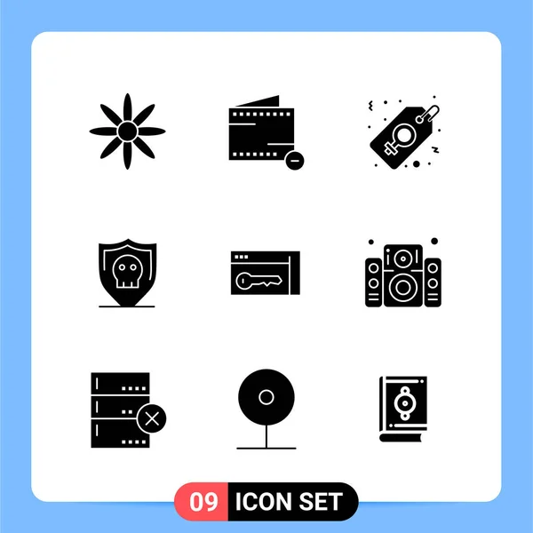 Conjunto Iconos Creativos Universales Simplemente Vector Ilustraciones Para Aplicaciones Web — Vector de stock