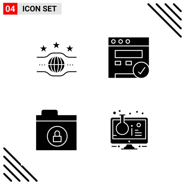 Set of 25 Universal Business Icons Vector — Stockový vektor