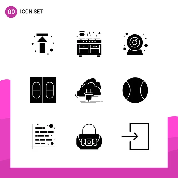 Set de 25 iconos de negocio universales Vector — Vector de stock