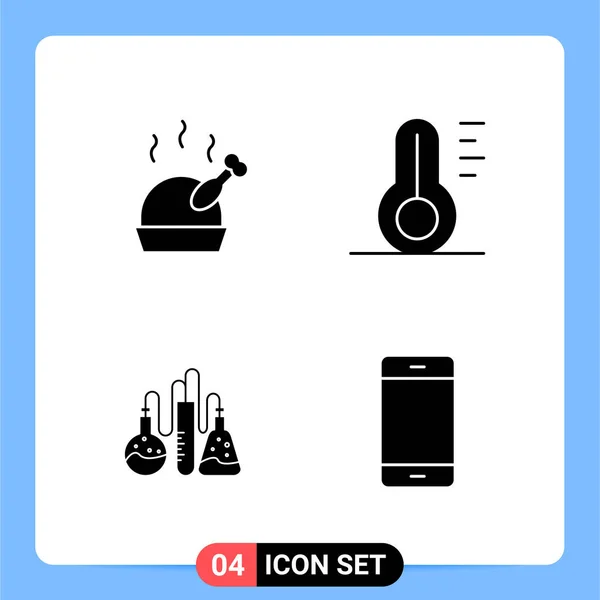 Conjunto Iconos Creativos Universales Simplemente Vector Ilustraciones Para Aplicaciones Web — Vector de stock