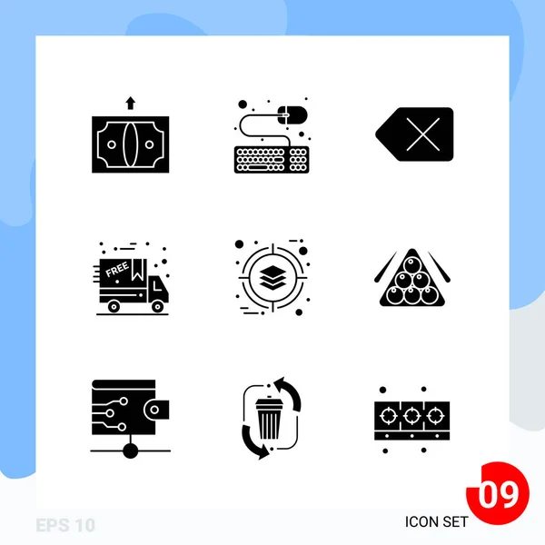 Set of 16 Universal Icons Business Vector — 스톡 벡터