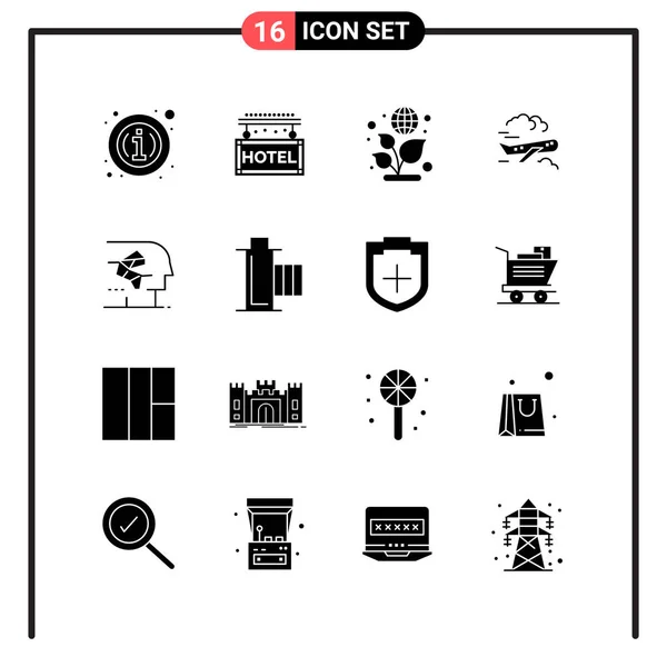 Conjunto Iconos Creativos Universales Simplemente Vector Ilustraciones Para Aplicaciones Web — Vector de stock