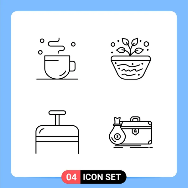 Set de 25 iconos de negocio universales Vector — Vector de stock