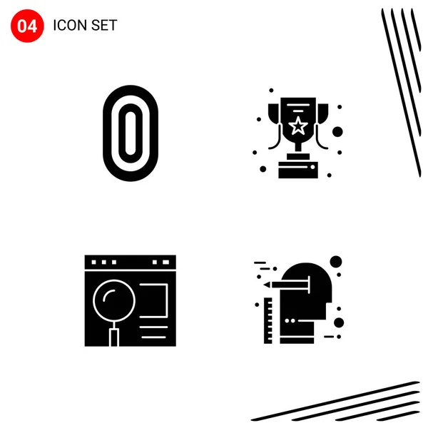 Conjunto Iconos Creativos Universales Simplemente Vector Ilustraciones Para Aplicaciones Web — Vector de stock