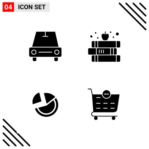 Conjunto Iconos Creativos Universales Simplemente Vector Ilustraciones Para Aplicaciones Web — Vector de stock