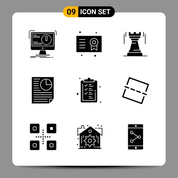 Conjunto Iconos Creativos Universales Simplemente Vector Ilustraciones Para Aplicaciones Web — Archivo Imágenes Vectoriales