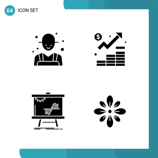 Set Universal Creative Icons Simply Vector Illustrations Web Mobile Apps — Stock Vector