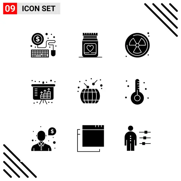 Conjunto Iconos Creativos Universales Simplemente Vector Ilustraciones Para Aplicaciones Web — Vector de stock