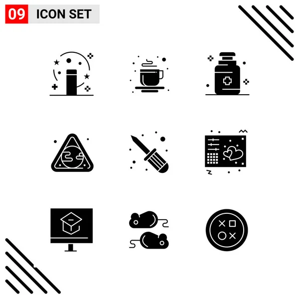 Conjunto Iconos Creativos Universales Simplemente Vector Ilustraciones Para Aplicaciones Web — Vector de stock