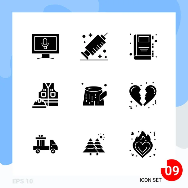 Conjunto Iconos Creativos Universales Simplemente Vector Ilustraciones Para Aplicaciones Web — Vector de stock