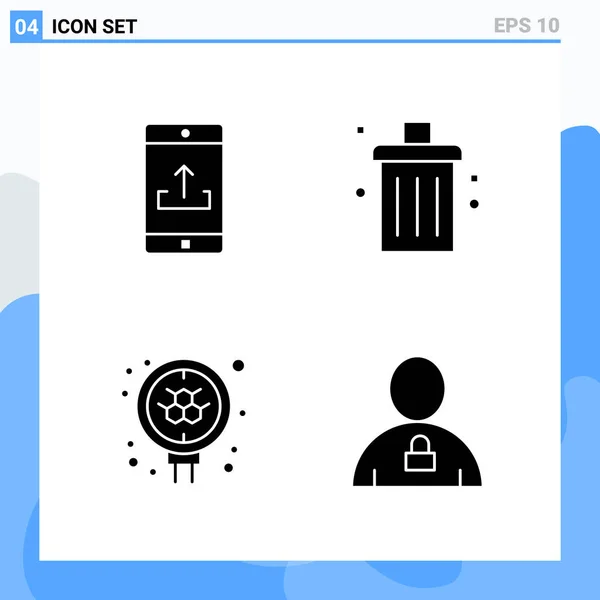 Conjunto Iconos Creativos Universales Simplemente Vector Ilustraciones Para Aplicaciones Web — Vector de stock