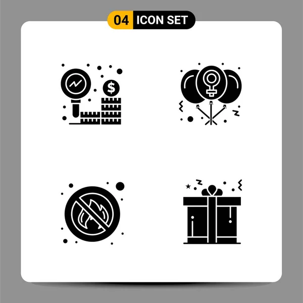 Conjunto Iconos Creativos Universales Simplemente Vector Ilustraciones Para Aplicaciones Web — Vector de stock