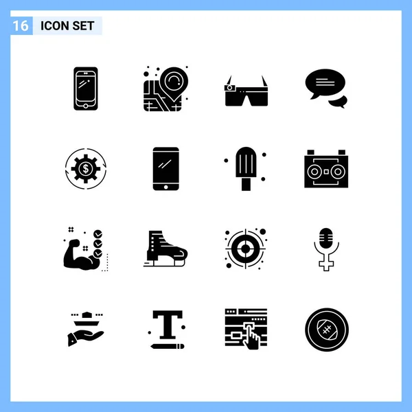 Conjunto Iconos Creativos Universales Simplemente Vector Ilustraciones Para Aplicaciones Web — Vector de stock