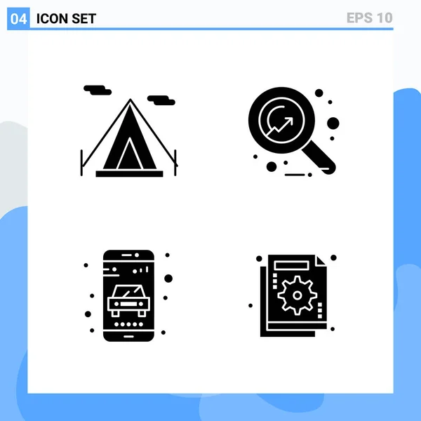 Set de 25 iconos de negocio universales Vector — Vector de stock