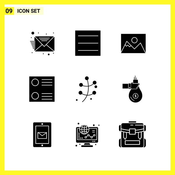 Set Universal Creative Icons Simply Vector Illustrations Web Mobile Apps — Stock Vector