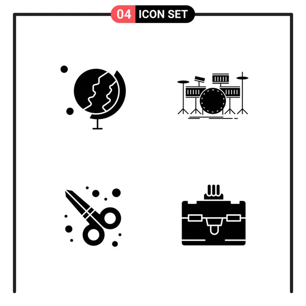 Conjunto Iconos Creativos Universales Simplemente Vector Ilustraciones Para Aplicaciones Web — Vector de stock