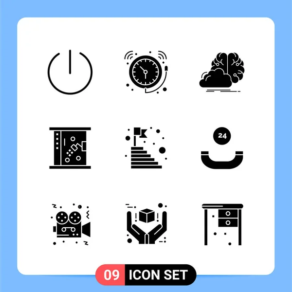 Set de 25 iconos de negocio universales Vector — Vector de stock