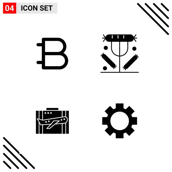 Set Universal Creative Icons Simply Vector Illustrations Web Mobile Apps — Stock Vector