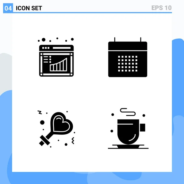 Conjunto Iconos Creativos Universales Simplemente Vector Ilustraciones Para Aplicaciones Web — Vector de stock