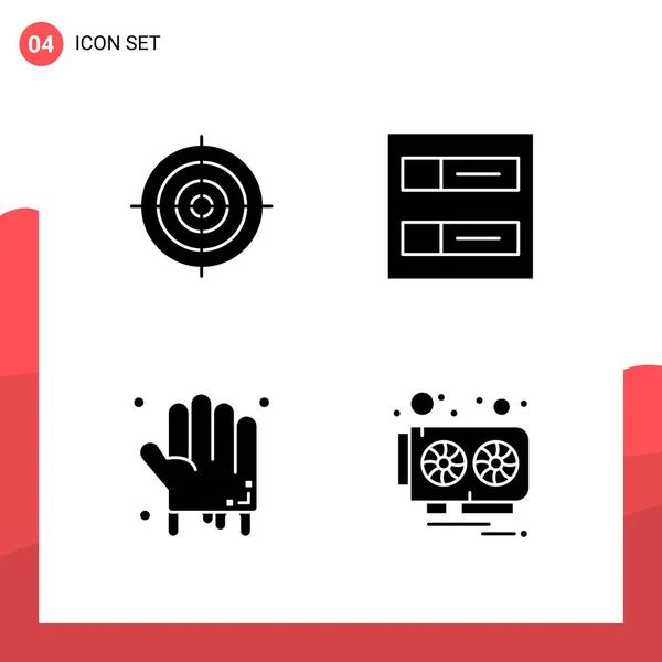 Set Universal Creative Icons Simply Vector Illustrations Web Mobile Apps — Stock Vector