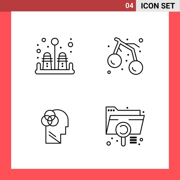 Set of 25 Universal Business Icons Vector — Stockový vektor