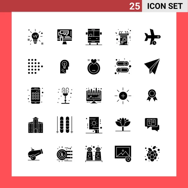 Conjunto Iconos Creativos Universales Simplemente Vector Ilustraciones Para Aplicaciones Web — Vector de stock