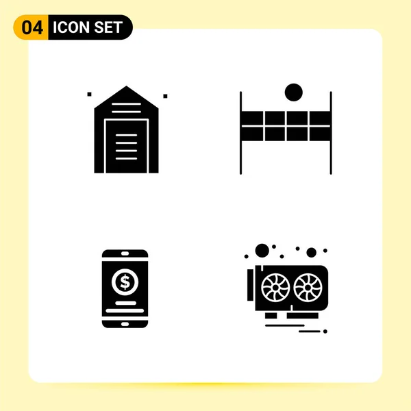 Conjunto Iconos Creativos Universales Simplemente Vector Ilustraciones Para Aplicaciones Web — Vector de stock