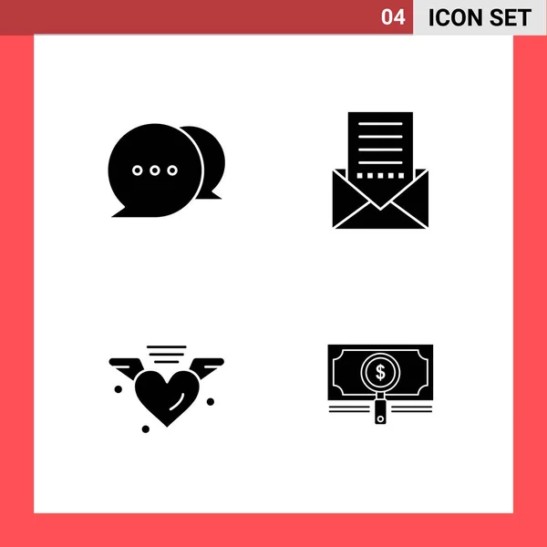 Conjunto Iconos Creativos Universales Simplemente Vector Ilustraciones Para Aplicaciones Web — Vector de stock