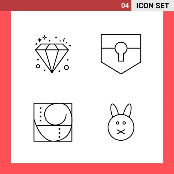 Set of 25 Universal Business Icons Vector — Stockový vektor