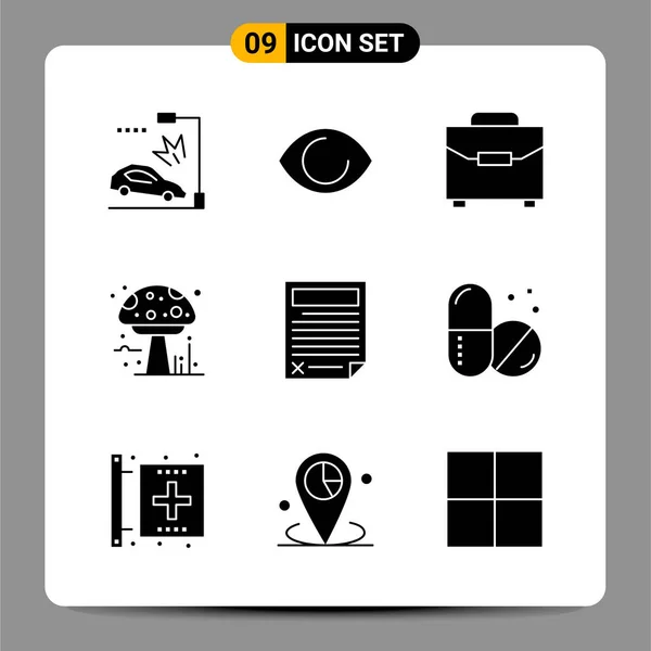 Conjunto Iconos Creativos Universales Simplemente Vector Ilustraciones Para Aplicaciones Web — Vector de stock