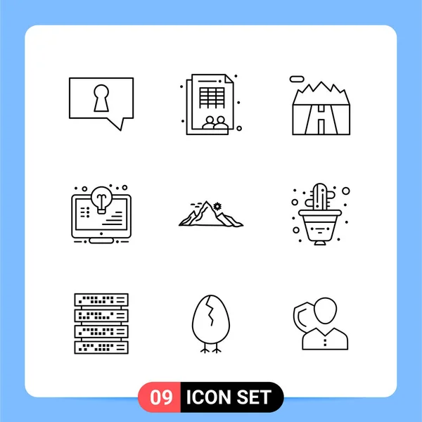 Set de 25 iconos de negocio universales Vector — Archivo Imágenes Vectoriales