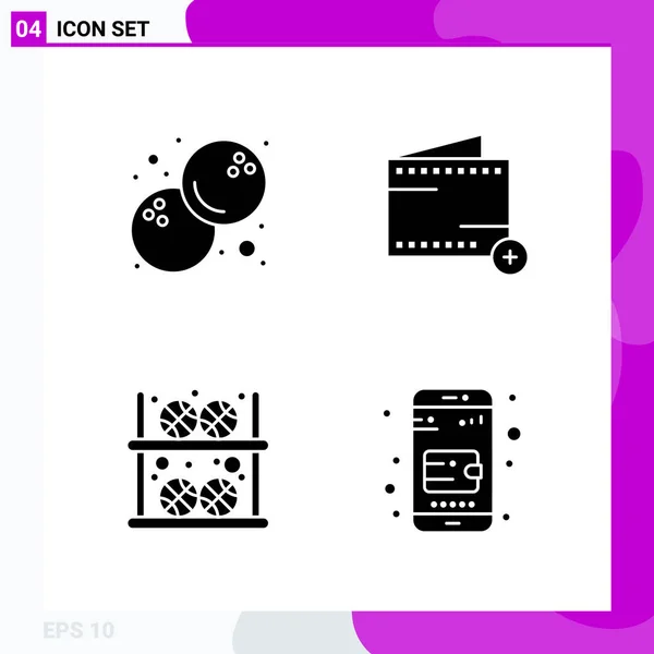 Conjunto Iconos Creativos Universales Simplemente Vector Ilustraciones Para Aplicaciones Web — Vector de stock