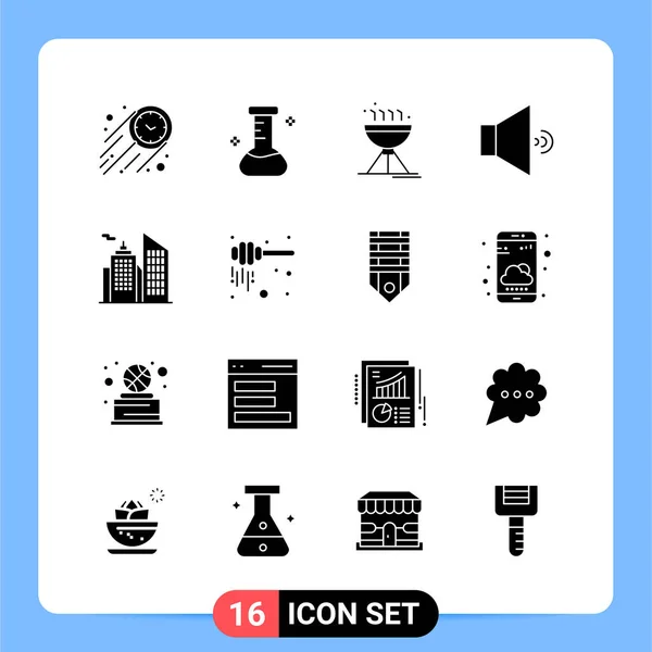 Conjunto Iconos Creativos Universales Simplemente Vector Ilustraciones Para Aplicaciones Web — Archivo Imágenes Vectoriales