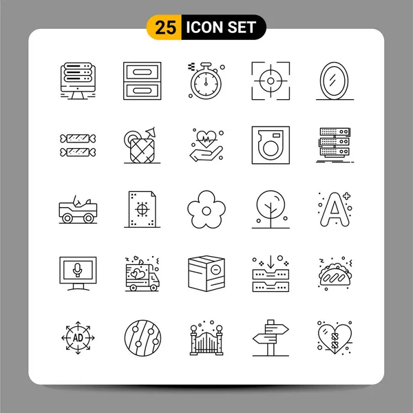 Set of 16 Universal Icons Business Vector — Stock Vector