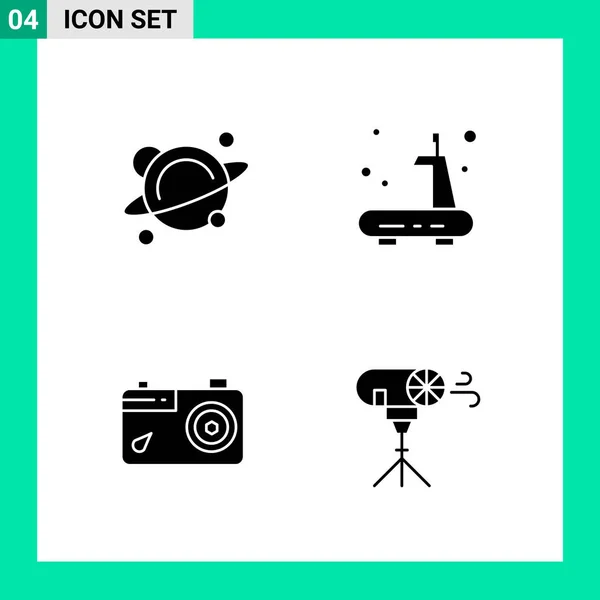 Set Universal Creative Icons Simply Vector Illustrations Web Mobile Apps — Stock Vector